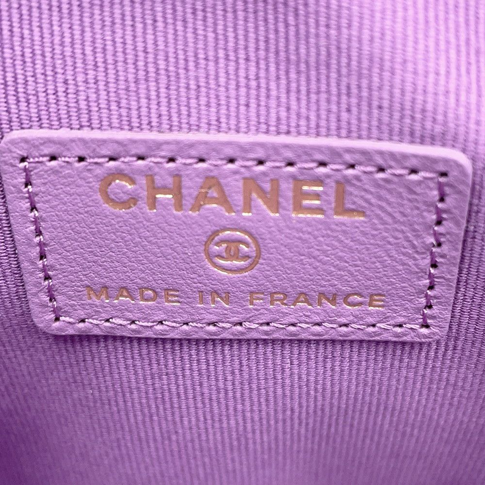 シャネル チェーンショルダーバッグ マトラッセ ココマーク ハート ラムスキン AP2784 CHANEL ポシェット