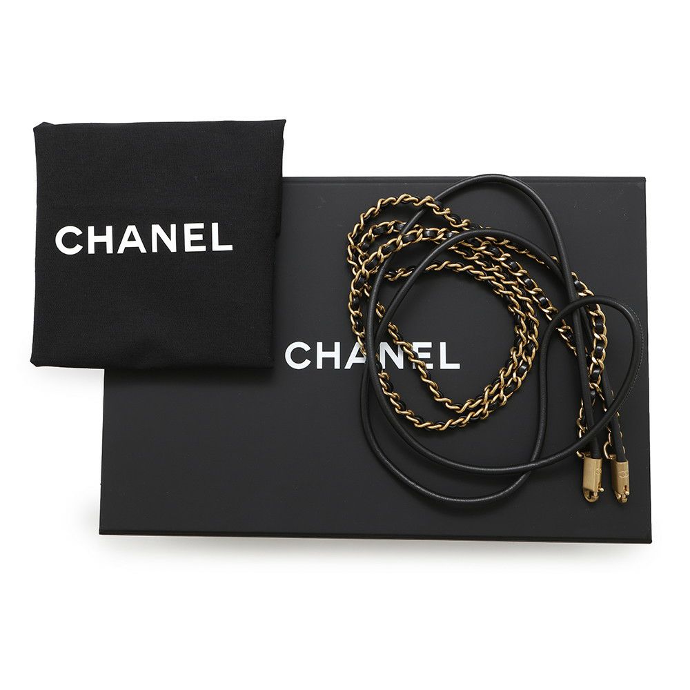 シャネル ハンドバッグ CHANEL 22 ミニ ココマーク シャイニーカーフレザー AS3980 CHANEL 2way 黒