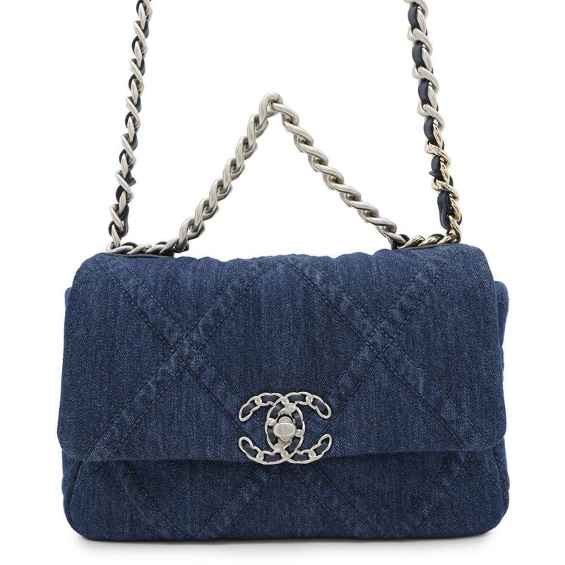 シャネル チェーンショルダーバッグ 19 デニム AS1160 CHANEL 2way