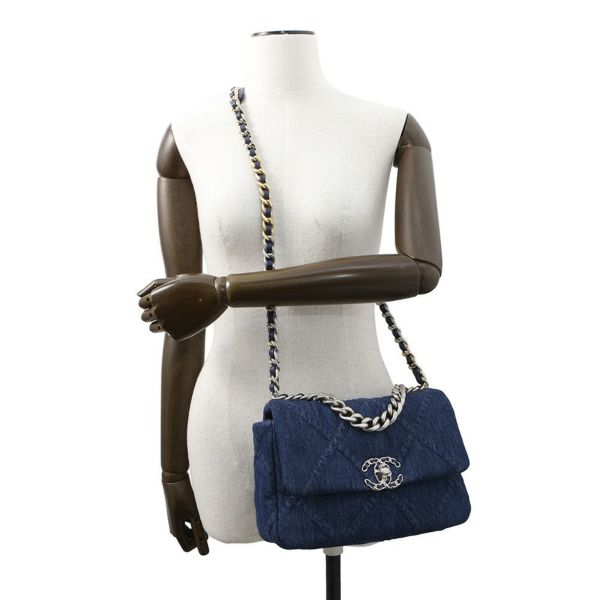 シャネル チェーンショルダーバッグ 19 デニム AS1160 CHANEL 2way