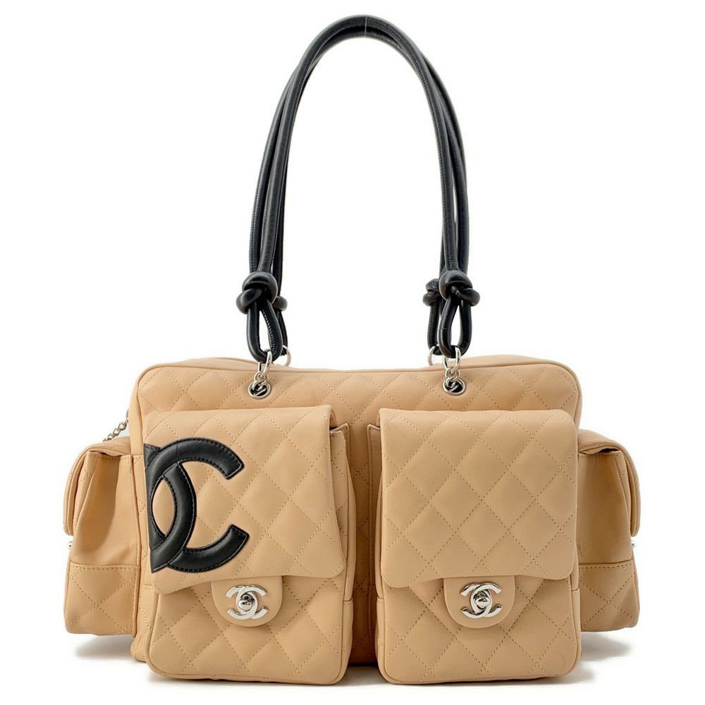 シャネル ショルダーバッグ マトラッセ ココマーク カンボンライン マルチポケット A25173 CHANEL