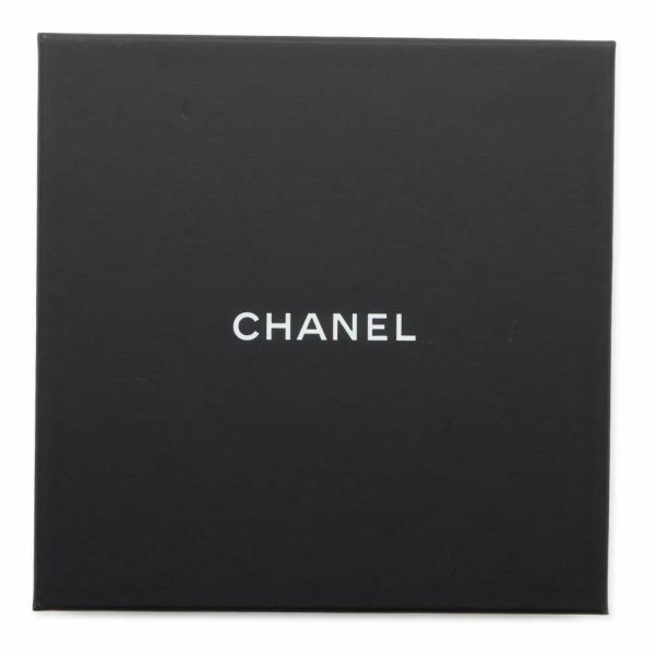 シャネル ヘアーアクセサリー ココマーク シュシュ リボン レザー CHANEL 雑貨 黒