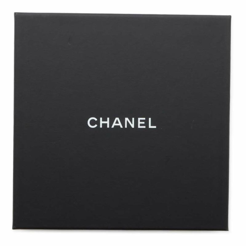 シャネル ヘアーアクセサリー ココマーク シュシュ リボン レザー CHANEL 雑貨 黒