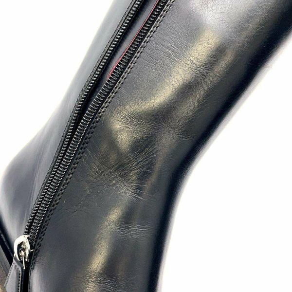 シャネル ロングブーツ ターンロックココマーク レディースサイズ36 1/2C G31202 CHANEL 靴 黒