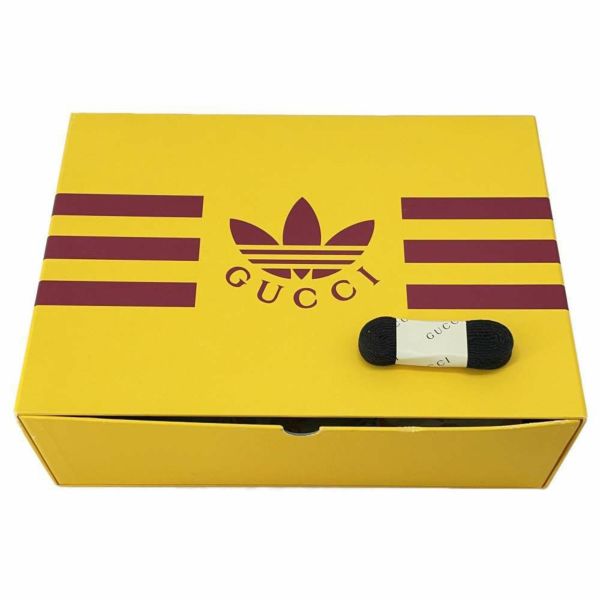 グッチ スニーカー アディダス コラボ ガゼル ウェッジ レディースサイズ37 725627 GUCCI adidas 靴 黒