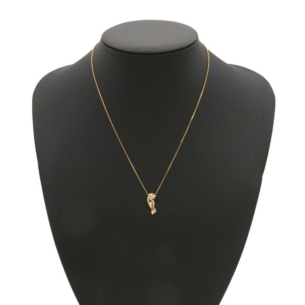 カルティエ ネックレス パンテール ドゥ カルティエ ネックレス オニキス ツァボライトガーネット K18PG Cartier