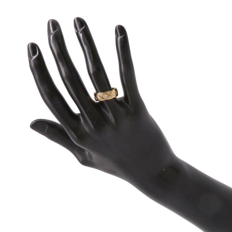 シャネル リング ココクラッシュ コレクション ミディアムモデル ダイヤモンド K18YG リングサイズ49 J10864 CHANEL 指輪