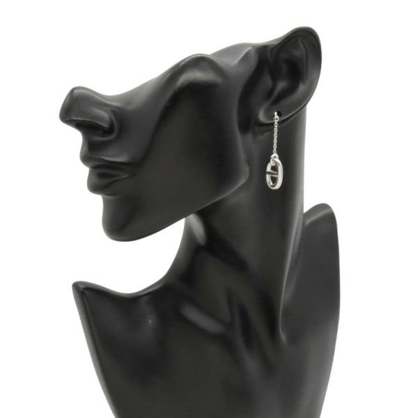 エルメス ピアス ファランドールMM シェーヌダンクルモチーフ SV925シルバー Farandole HERMES ジュエリー