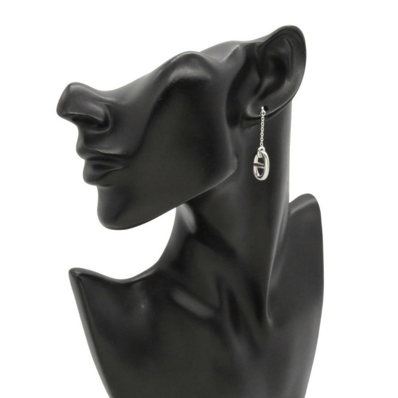 エルメス ピアス ファランドールMM シェーヌダンクルモチーフ SV925シルバー Farandole HERMES ジュエリー