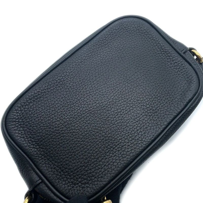 グッチ ショルダーバッグ ソーホー ミニディスコ レザー 347994 GUCCI バッグ 黒