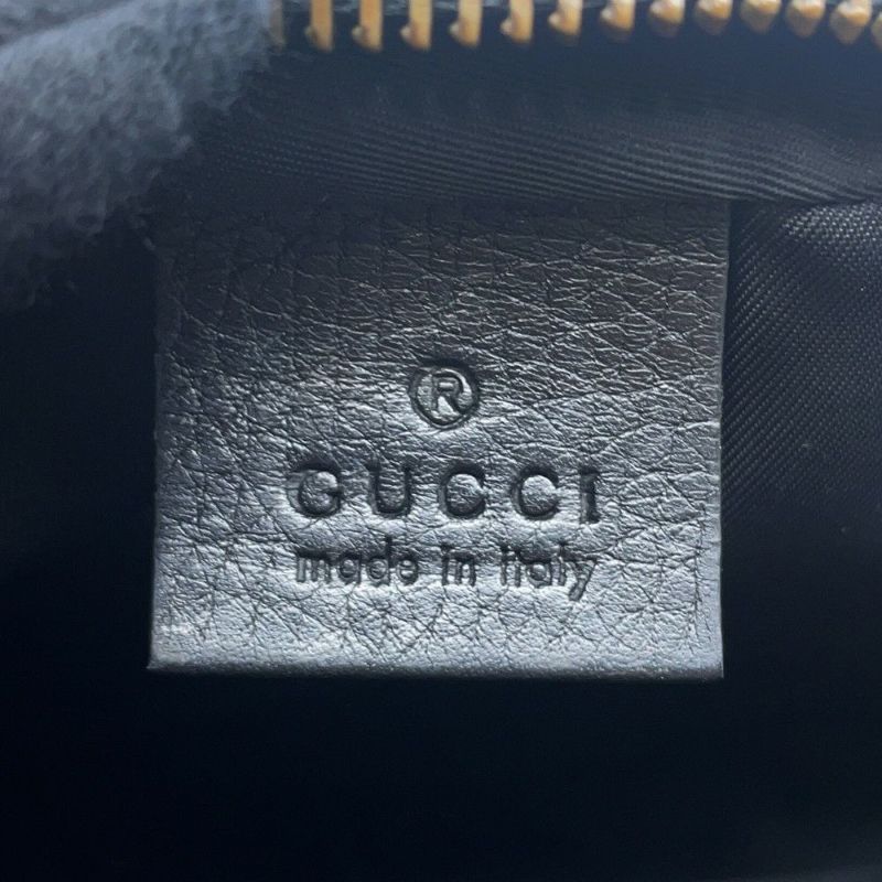 グッチ ショルダーバッグ ソーホー ミニディスコ レザー 347994 GUCCI バッグ 黒