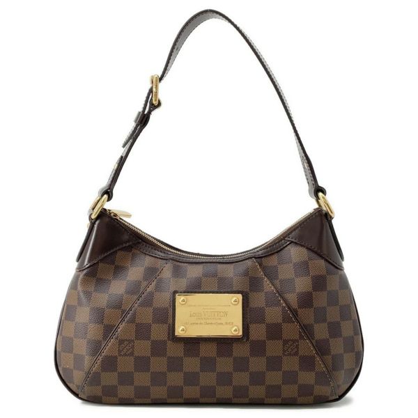 ルイヴィトン ショルダーバッグ ダミエ・エベヌ テムズPM N48180 LOUIS VUITTON ワンショルダー ホーボーバッグ