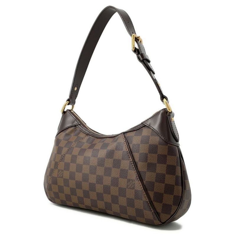 ルイヴィトン ショルダーバッグ ダミエ・エベヌ テムズPM N48180 LOUIS VUITTON ワンショルダー ホーボーバッグ
