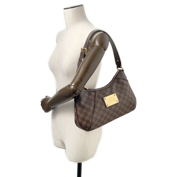 ルイヴィトン ショルダーバッグ ダミエ・エベヌ テムズPM N48180 LOUIS VUITTON ワンショルダー ホーボーバッグ