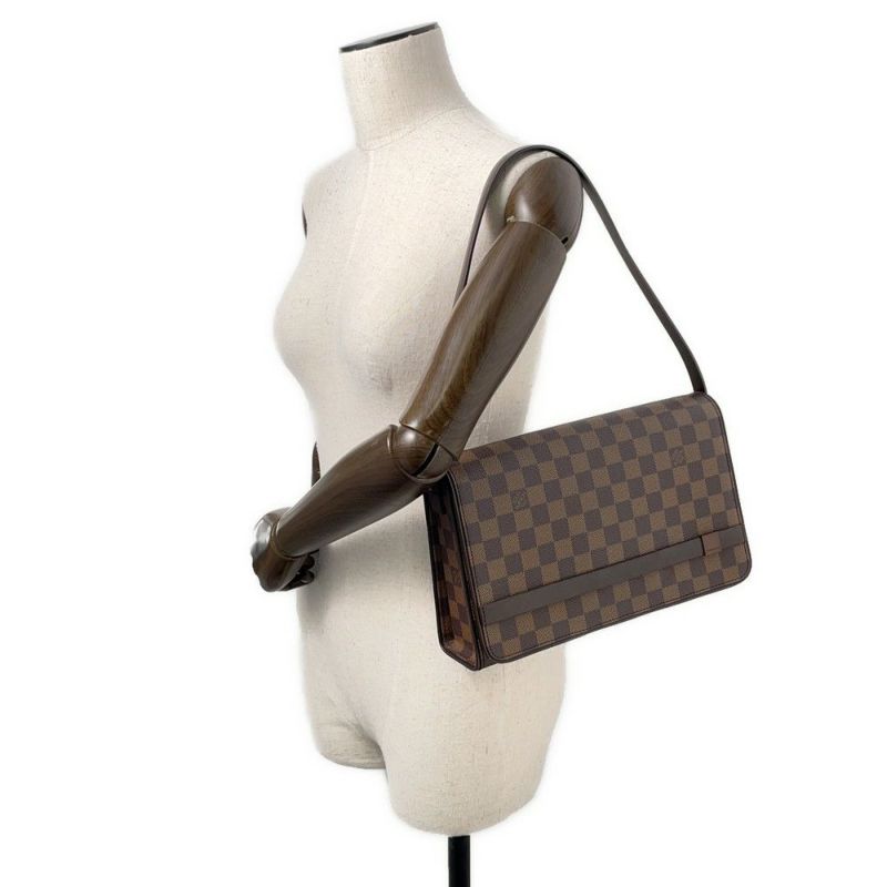 ルイヴィトン ハンドバッグ ダミエ・エベヌ トライベッカ・ロン N51160  LOUIS VUITTON
