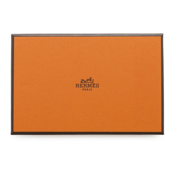 エルメス コインケース カルヴィ デュオ セレステ/シルバー金具 エプソン B刻印 財布 セレスト