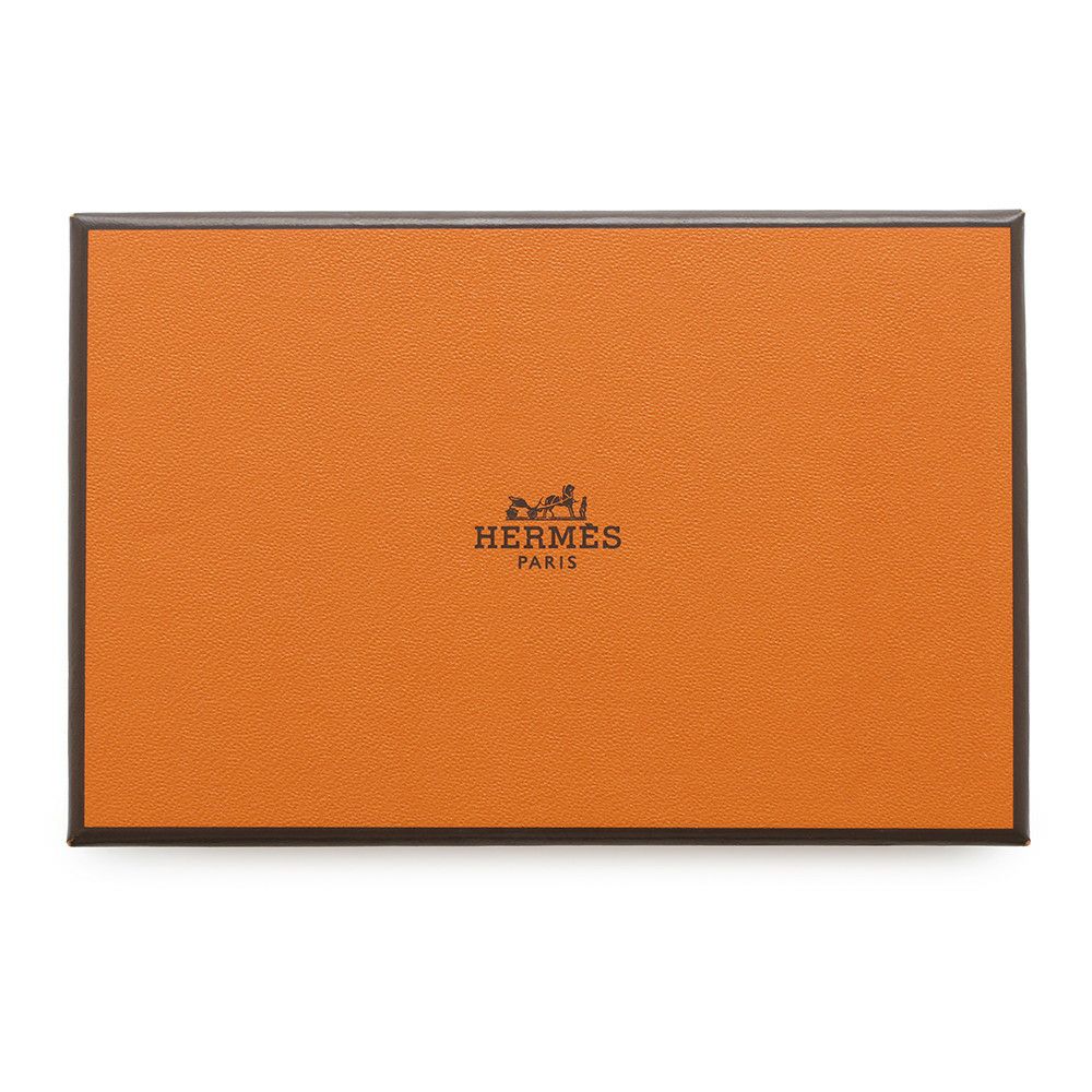 エルメス コインケース カルヴィ デュオ セレステ/シルバー金具 エプソン B刻印 財布 セレスト