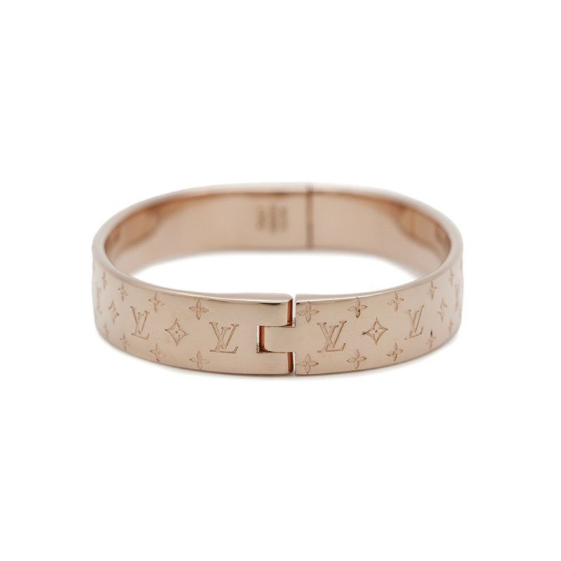ルイヴィトン ブレスレット カフ・ナノグラム  サイズS M00253 LOUIS VUITTON ヴィトン アクセサリー バングル