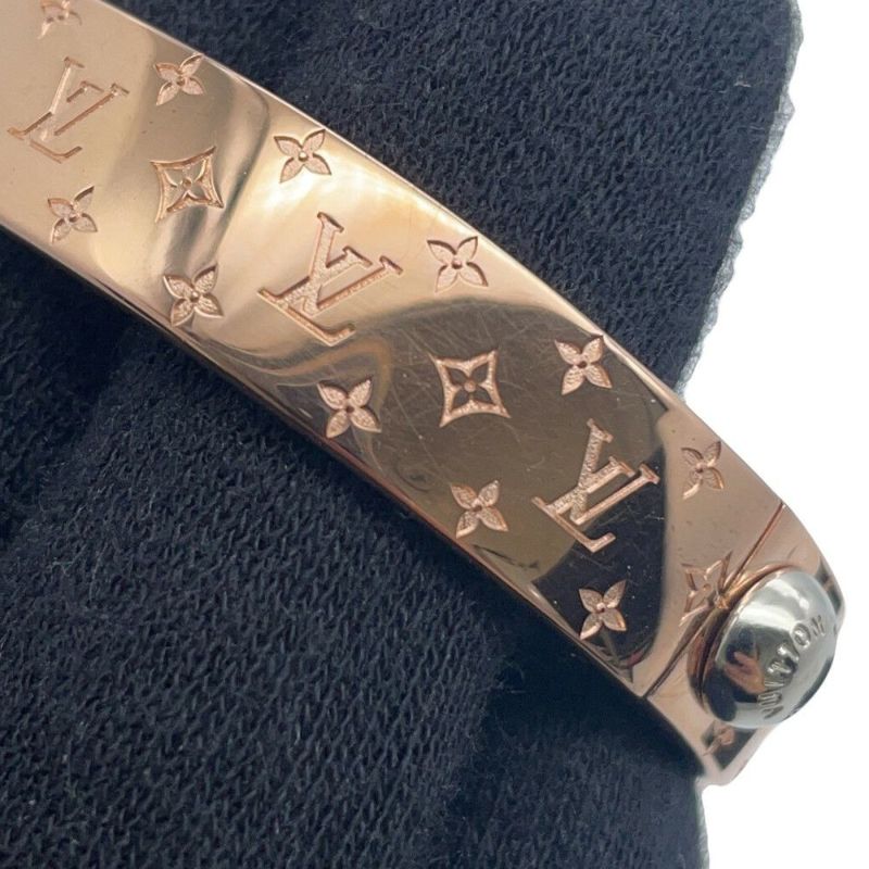 ルイヴィトン ブレスレット カフ・ナノグラム  サイズS M00253 LOUIS VUITTON ヴィトン アクセサリー バングル