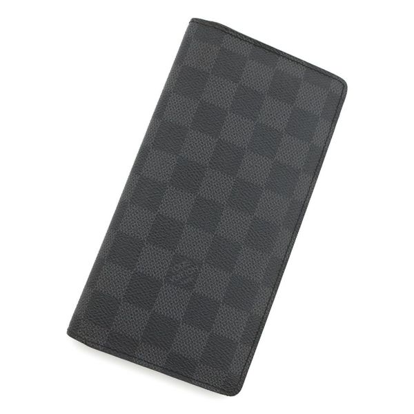 ルイヴィトン 長財布 ダミエ・グラフィット ポルトフォイユ・ブラザ N62665 LOUIS VUITTON ヴィトン ブラック 黒