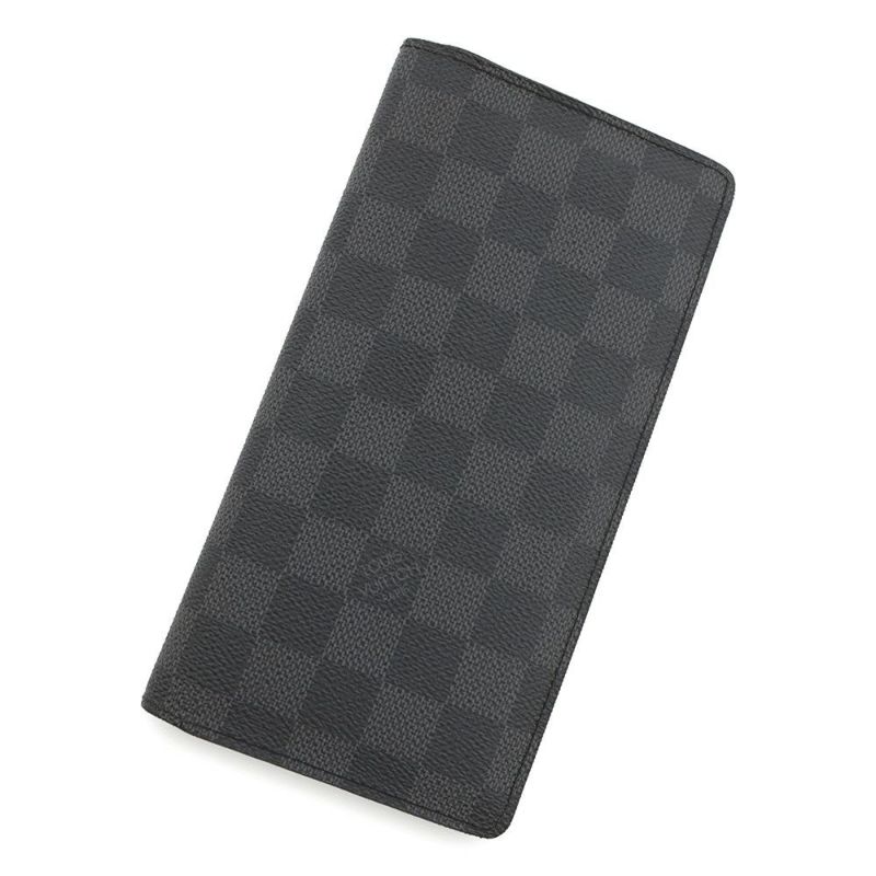 ルイヴィトン 長財布 ダミエ・グラフィット ポルトフォイユ・ブラザ N62665 LOUIS VUITTON ヴィトン ブラック 黒