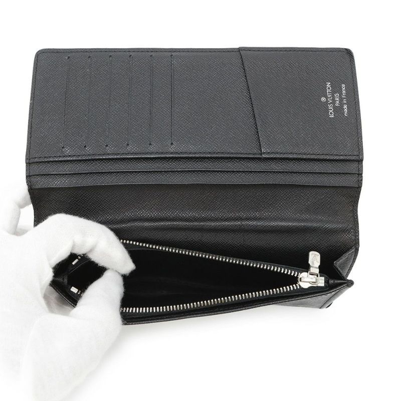 ルイヴィトン 長財布 ダミエ・グラフィット ポルトフォイユ・ブラザ N62665 LOUIS VUITTON ヴィトン ブラック 黒