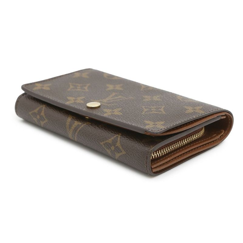 ルイヴィトン 二つ折り財布 モノグラム ポルトモネ・ビエ・トレゾール M61730 LOUIS VUITTON ヴィトン