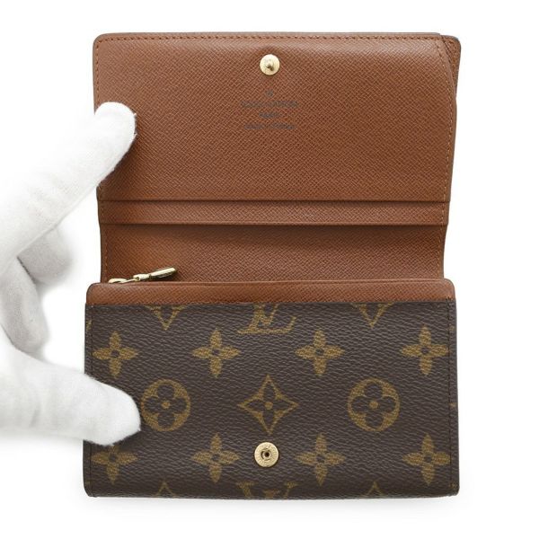ルイヴィトン 二つ折り財布 モノグラム ポルトモネ・ビエ・トレゾール M61730 LOUIS VUITTON ヴィトン