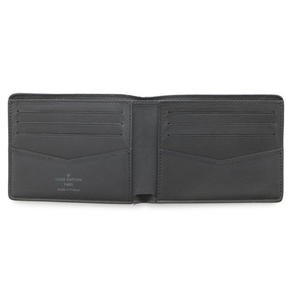 ルイヴィトン 二つ折り財布 モノグラム ポルトフォイユ・スレンダー M81774 LOUIS VUITTON ブラック 黒