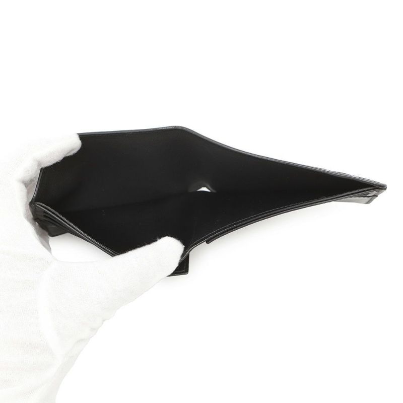 ルイヴィトン 二つ折り財布 モノグラム ポルトフォイユ・スレンダー M81774 LOUIS VUITTON ブラック 黒