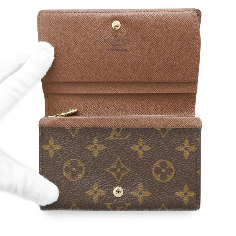 ルイヴィトン 二つ折り財布 モノグラム ポルトモネ・ビエ・トレゾール M61730 LOUIS VUITTON ヴィトン