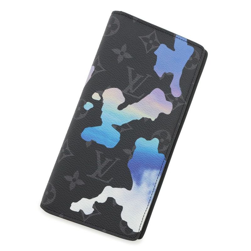 ルイヴィトン 長財布 モノグラム・エクリプス ポルトフォイユ・ブラザ NM M81752 ルーム・ウィズ・ア・ビュー ブラック 黒