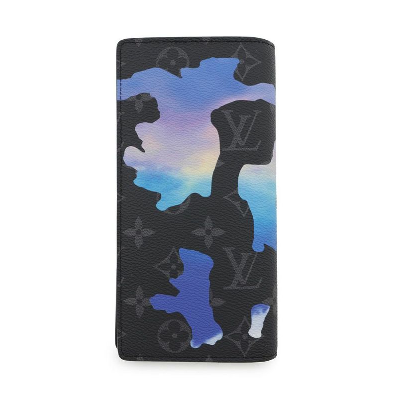 ルイヴィトン 長財布 モノグラム・エクリプス ポルトフォイユ・ブラザ NM M81752 ルーム・ウィズ・ア・ビュー ブラック 黒