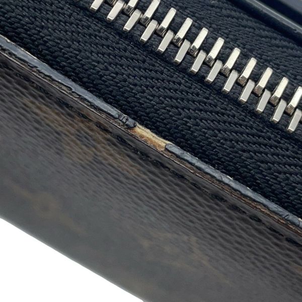 ルイヴィトン 長財布 モノグラム・マカサー ジッピー・ドラゴンヌ M69407 メンズ 黒 ブラック