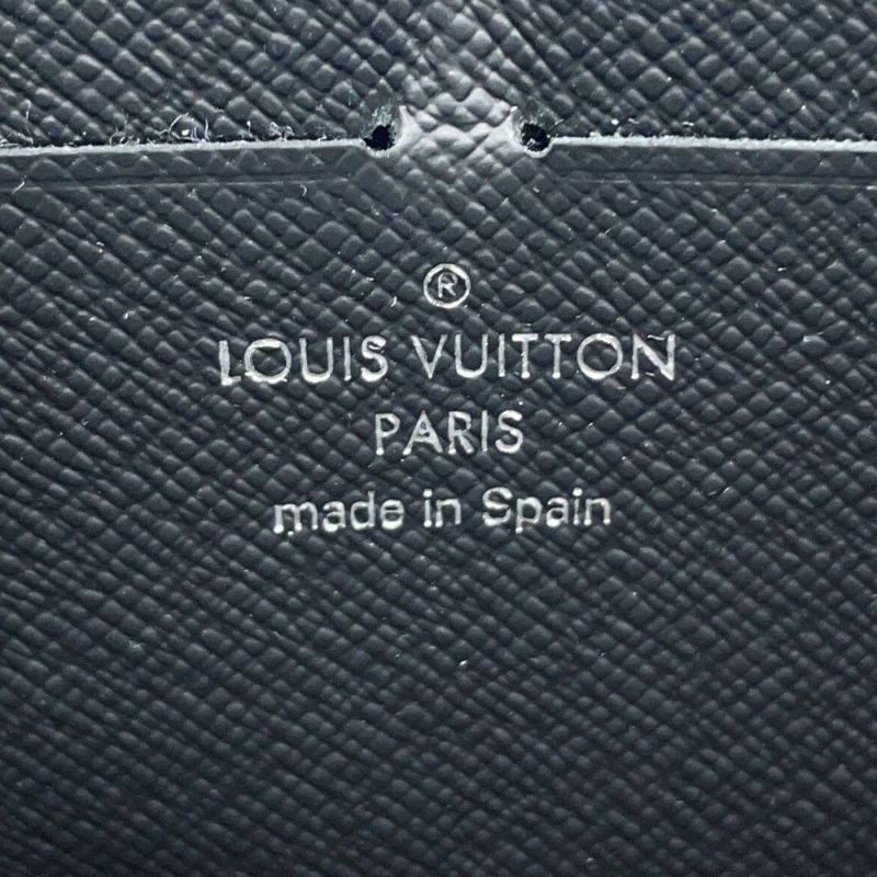 ルイヴィトン 長財布 モノグラム・マカサー ジッピー・ドラゴンヌ M69407 メンズ 黒 ブラック