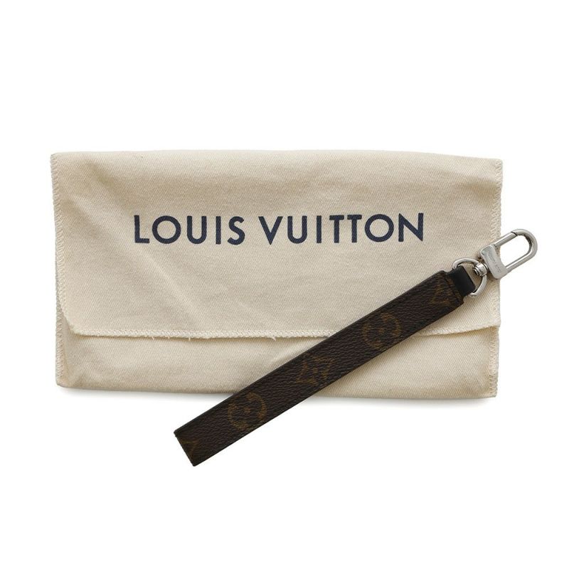 ルイヴィトン 長財布 モノグラム・マカサー ジッピー・ドラゴンヌ M69407 メンズ 黒 ブラック