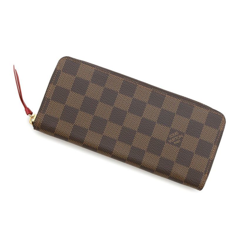 ルイヴィトン 長財布 ダミエ・エベヌ ポルトフォイユ・クレマンス N60534 LOUIS VUITTON スリーズ