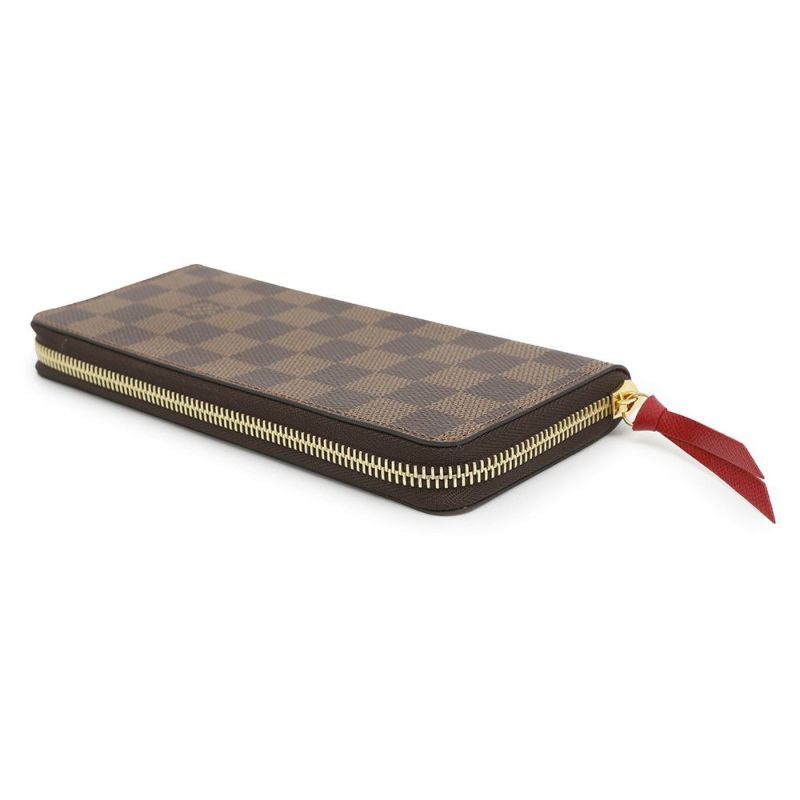 ルイヴィトン 長財布 ダミエ・エベヌ ポルトフォイユ・クレマンス N60534 LOUIS VUITTON スリーズ