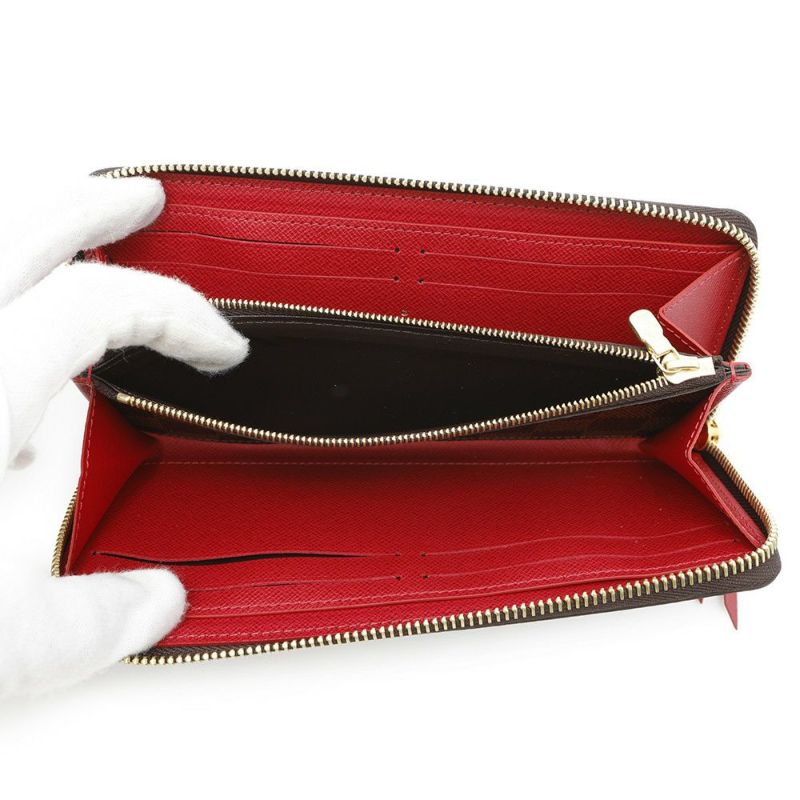 ルイヴィトン 長財布 ダミエ・エベヌ ポルトフォイユ・クレマンス N60534 LOUIS VUITTON スリーズ