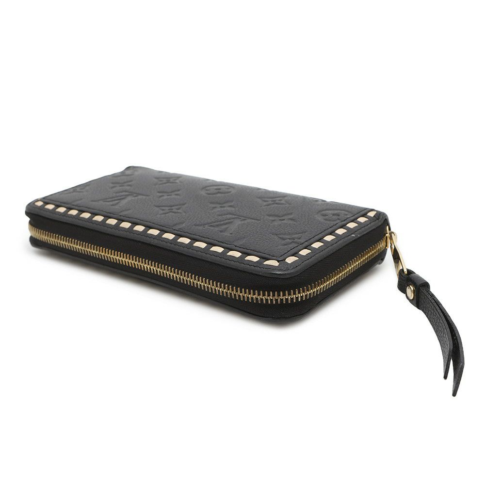 ルイヴィトン 長財布 モノグラム アンプラント ジッピー・ウォレット M64805 LOUIS VUITTON ヴィトン ブラック 黒