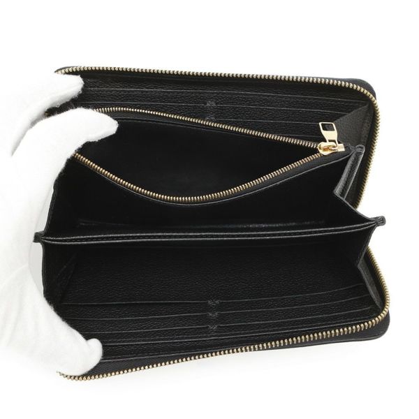 ルイヴィトン 長財布 モノグラム アンプラント ジッピー・ウォレット M64805 LOUIS VUITTON ヴィトン ブラック 黒