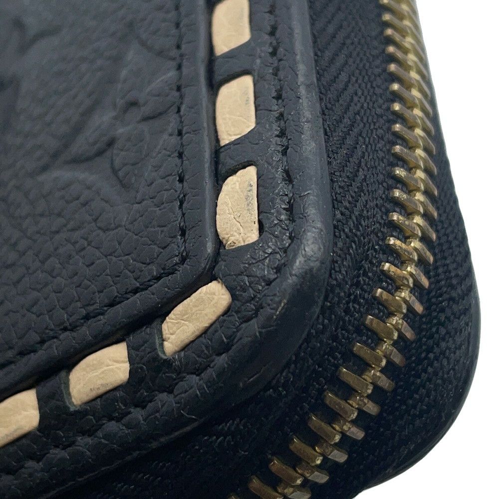 ルイヴィトン 長財布 モノグラム アンプラント ジッピー・ウォレット M64805 LOUIS VUITTON ヴィトン ブラック 黒