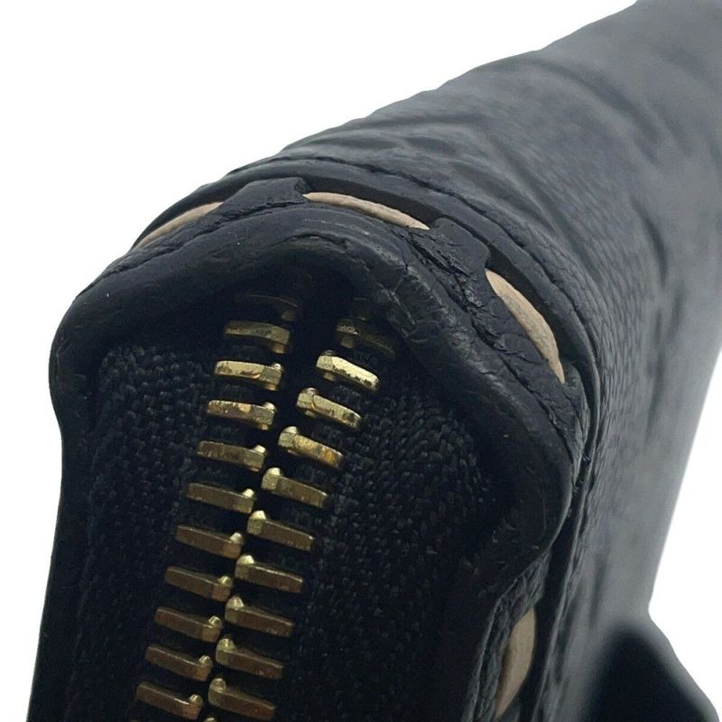 ルイヴィトン 長財布 モノグラム アンプラント ジッピー・ウォレット M64805 LOUIS VUITTON ヴィトン ブラック 黒