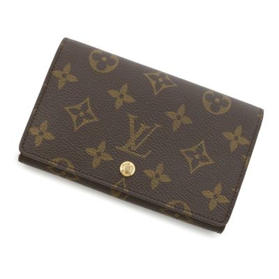 LOUIS VUITTONヴィトン　二つ折り財布 ルイヴィトン 二つ折り財布 ポルトフォイユ・ルー モノグラム