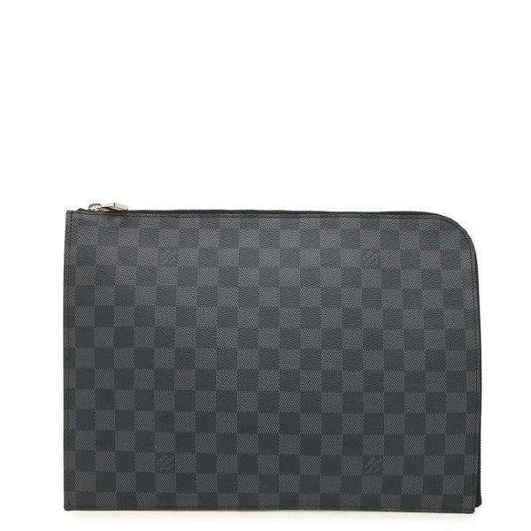 ルイヴィトン クラッチバッグ ダミエ・グラフィット ポシェット・ジュールGM N64437 LOUIS VUITTON 黒 ブラック