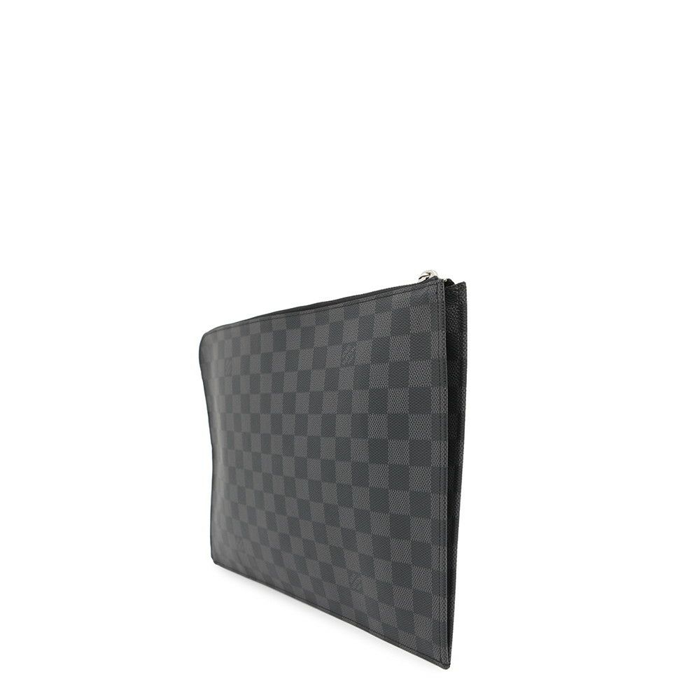 ルイヴィトン クラッチバッグ ダミエ・グラフィット ポシェット・ジュールGM N64437 LOUIS VUITTON 黒 ブラック