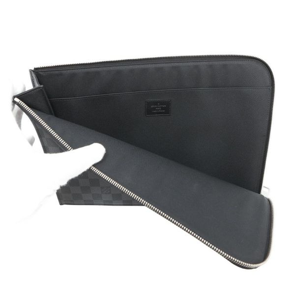 ルイヴィトン クラッチバッグ ダミエ・グラフィット ポシェット・ジュールGM N64437 LOUIS VUITTON 黒 ブラック