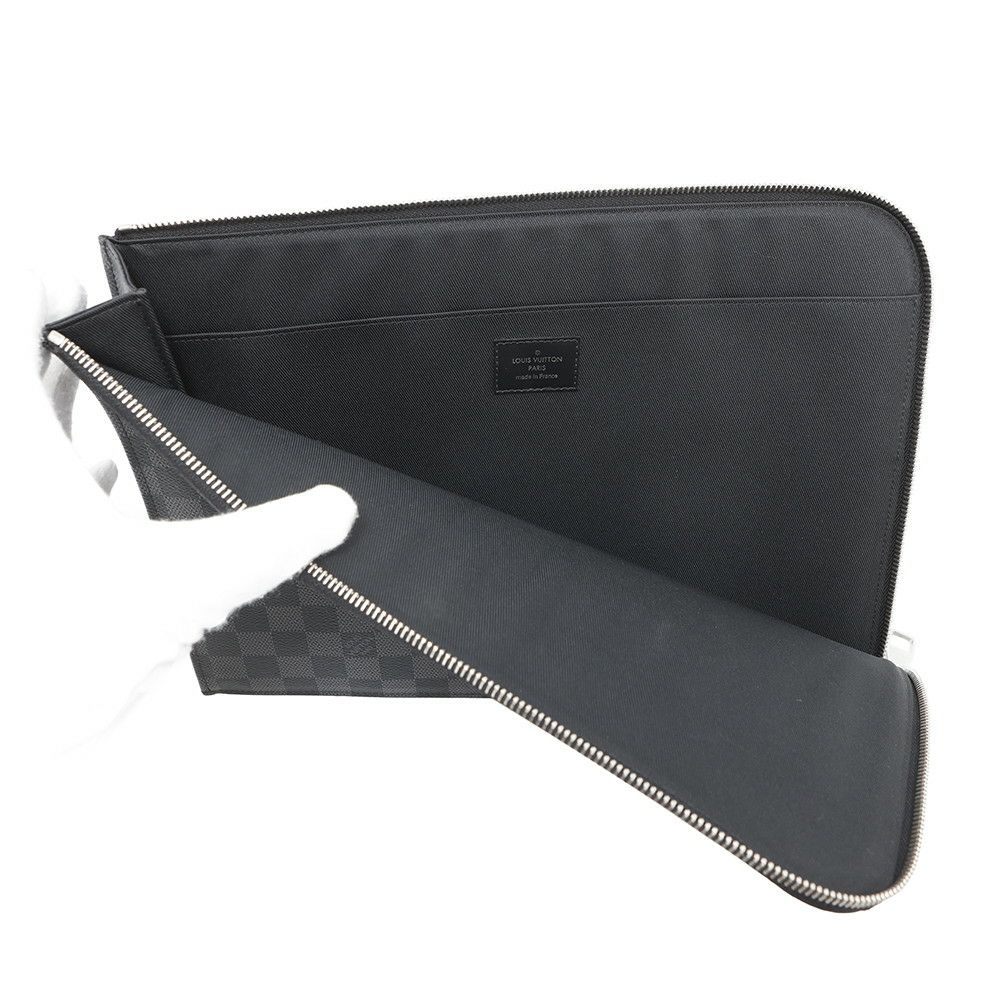 ルイヴィトン クラッチバッグ ダミエ・グラフィット ポシェット・ジュールGM N64437 LOUIS VUITTON 黒 ブラック