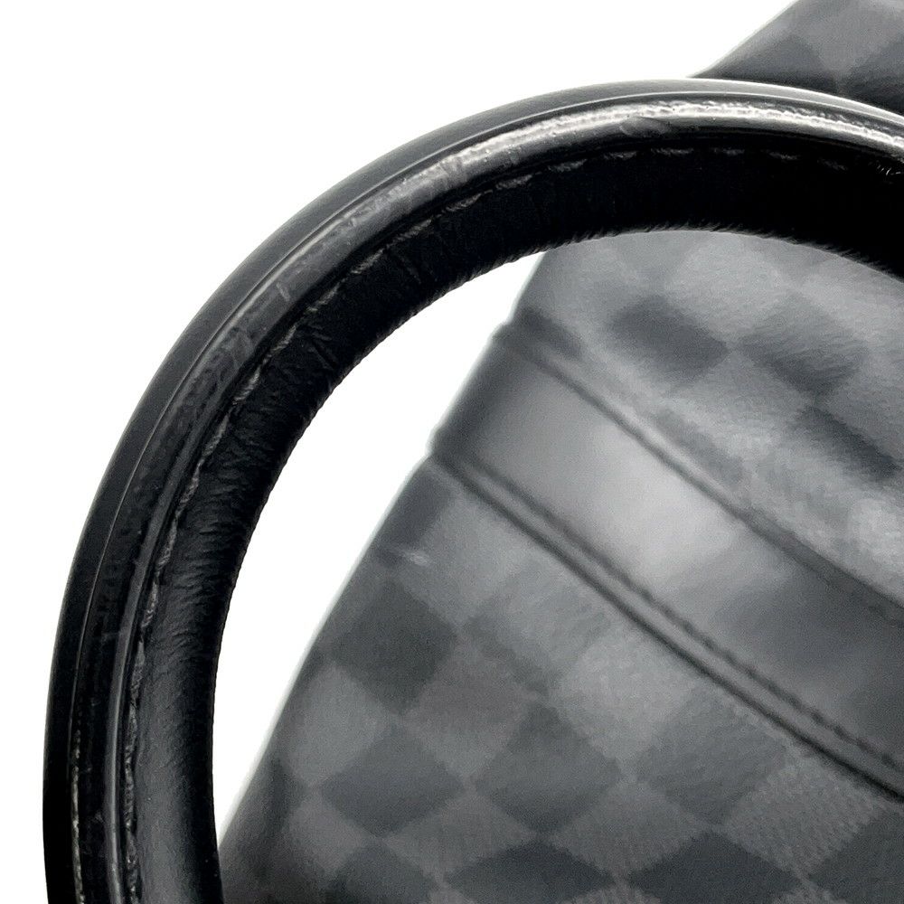 ルイヴィトン ボストンバッグ ダミエ・グラフィット キーポル バンドリエール45 N41418 トラベル 旅行バッグ 黒 ブラック