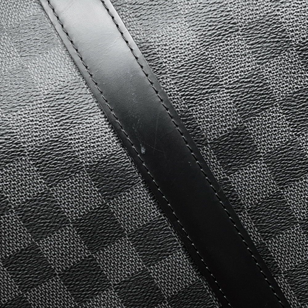 ルイヴィトン ボストンバッグ ダミエ・グラフィット キーポル バンドリエール45 N41418 トラベル 旅行バッグ 黒 ブラック